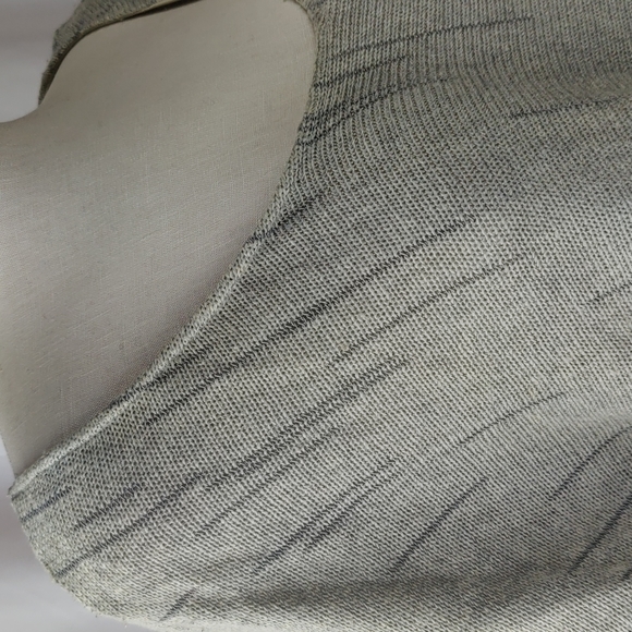 Vintage Linen Blend Asymmetrical Knit Dress - Picture 4 of 4